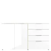 Wohnen Sideboards<Großes Sideboard in Wildeiche & Weiß - Riodna