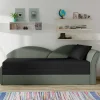 Wohnen Sofas<Gästebett Recamiere in Grau und Schwarz - Viko