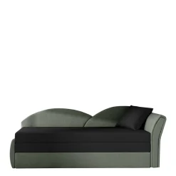 Wohnen Sofas<Gästebett Recamiere in Grau und Schwarz - Viko