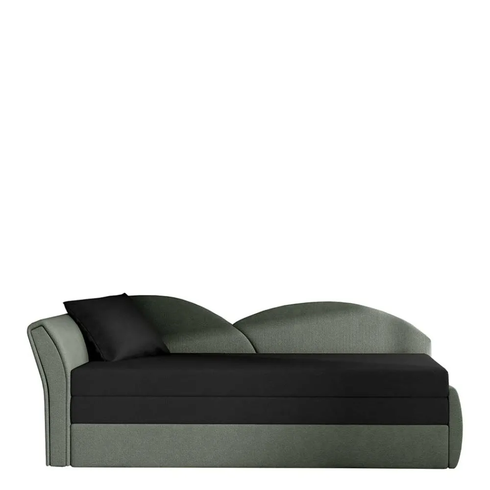 Wohnen Sofas<Gästebett Recamiere in Grau und Schwarz - Viko