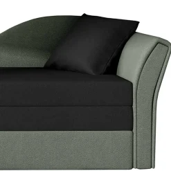 Wohnen Sofas<Gästebett Recamiere in Grau und Schwarz - Viko