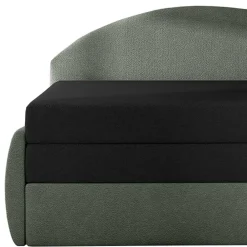 Wohnen Sofas<Gästebett Recamiere in Grau und Schwarz - Viko