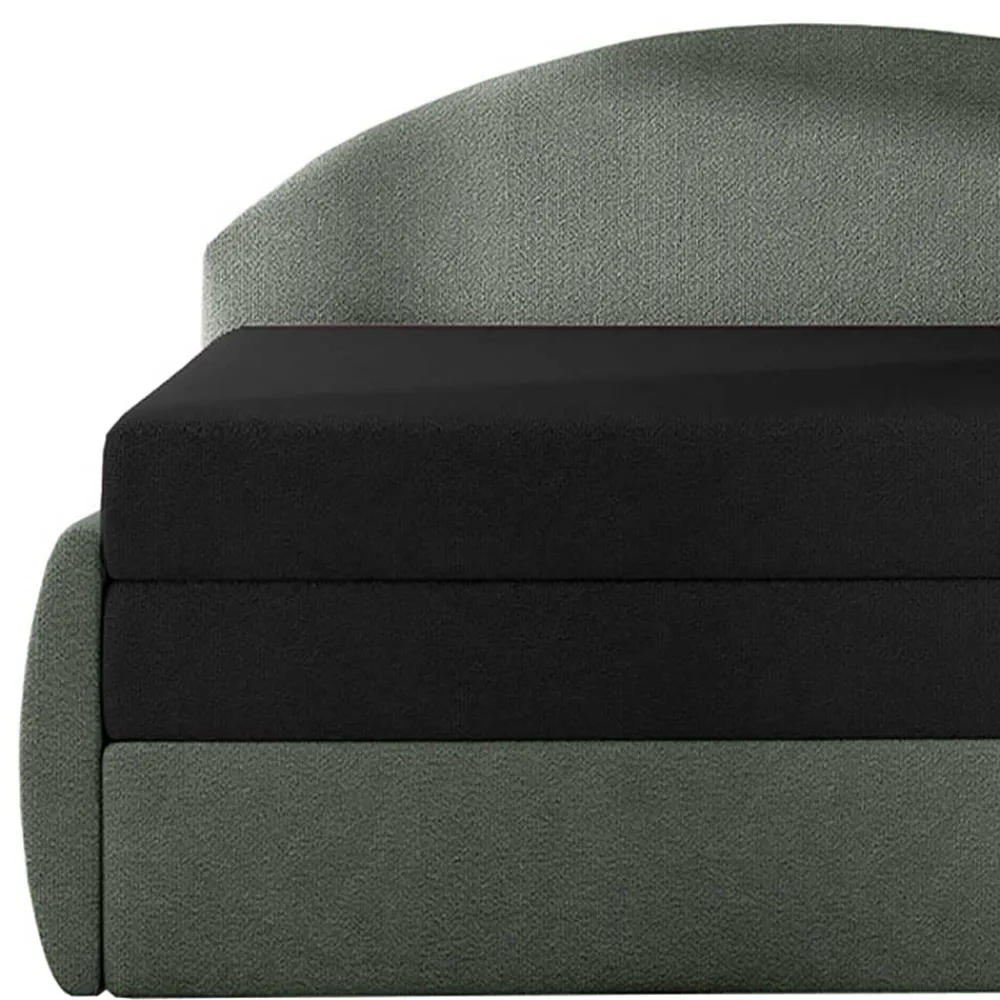 Wohnen Sofas<Gästebett Recamiere in Grau und Schwarz - Viko