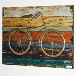 Wohnen Garderoben<Hakengarderobe Lontrain mit Fahrrad Motiv