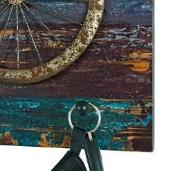 Wohnen Garderoben<Hakengarderobe Lontrain mit Fahrrad Motiv