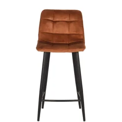 Wohnen Hocker<Halbhoher Barstuhl mit 65 cm Sitzhöhe - Naharas (2er Set)