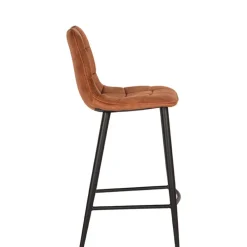 Wohnen Hocker<Halbhoher Barstuhl mit 65 cm Sitzhöhe - Naharas (2er Set)