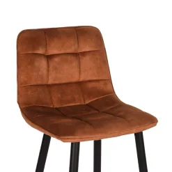 Wohnen Hocker<Halbhoher Barstuhl mit 65 cm Sitzhöhe - Naharas (2er Set)