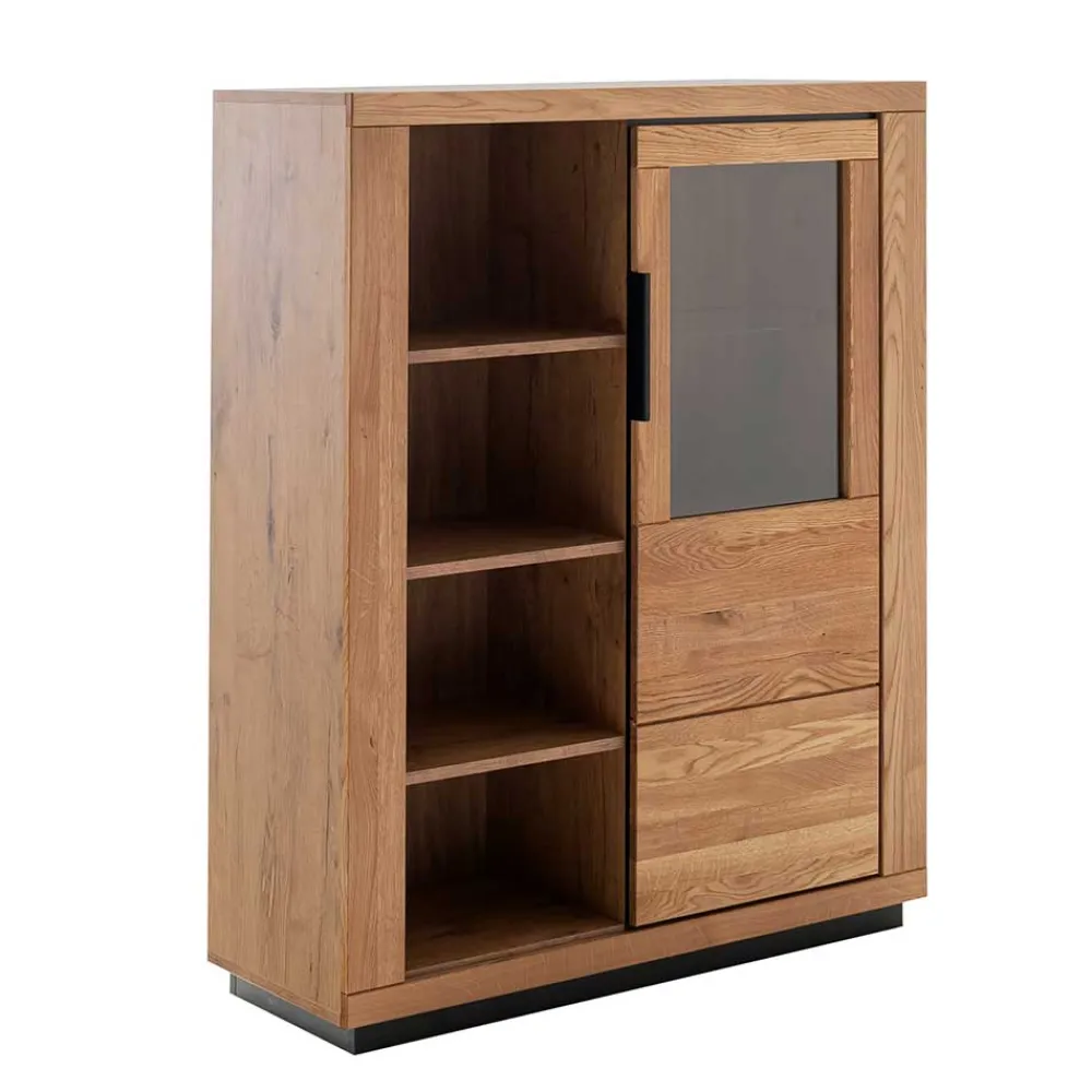 Wohnen Highboards|Vitrinen<Halboffenes Highboard mit vier Fächern - Vlacoma