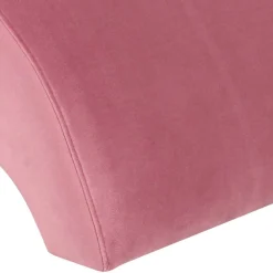 Wohnen Hocker<Halbrunder Beistellhocker in Rosa - Jily