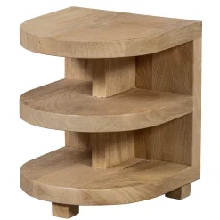 Wohnen Tische<Halbrunder Beistelltisch im Skandi Design - Fuxiata