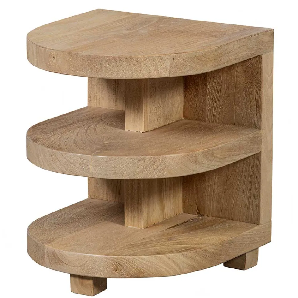 Wohnen Tische<Halbrunder Beistelltisch im Skandi Design - Fuxiata