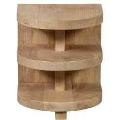 Wohnen Tische<Halbrunder Beistelltisch im Skandi Design - Fuxiata
