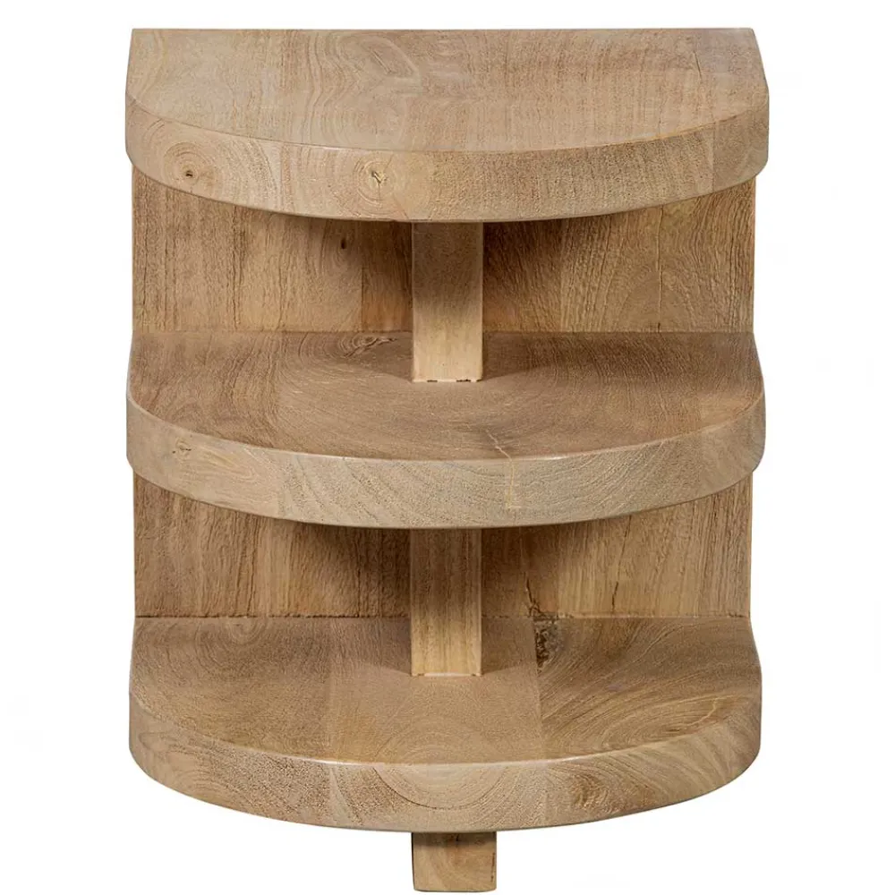 Wohnen Tische<Halbrunder Beistelltisch im Skandi Design - Fuxiata