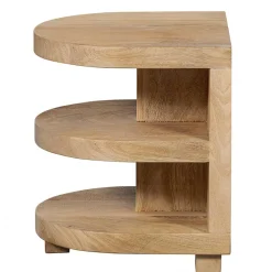 Wohnen Tische<Halbrunder Beistelltisch im Skandi Design - Fuxiata