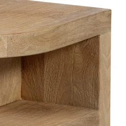Wohnen Tische<Halbrunder Beistelltisch im Skandi Design - Fuxiata