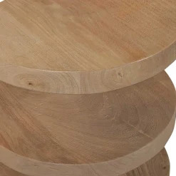 Wohnen Tische<Halbrunder Beistelltisch im Skandi Design - Fuxiata