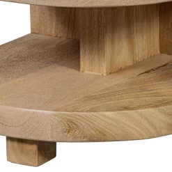 Wohnen Tische<Halbrunder Beistelltisch im Skandi Design - Fuxiata