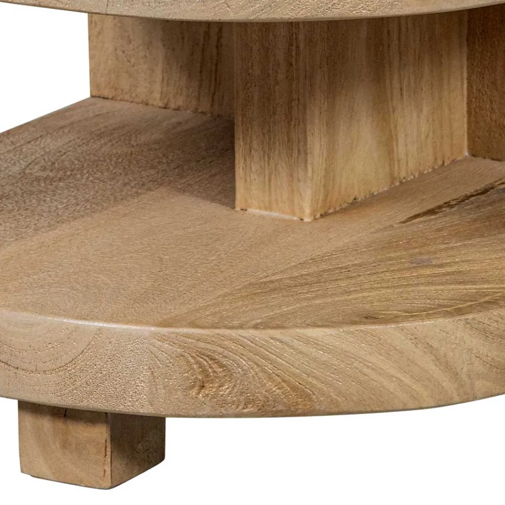 Wohnen Tische<Halbrunder Beistelltisch im Skandi Design - Fuxiata