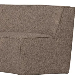 Wohnen Sitzbank<Halbrundes Esstischsofa in Dunkelbraun - Sentiagamo