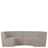 Wohnen Sitzbank<Halbrundes Sofa für den Esstisch - William (zweiteilig)