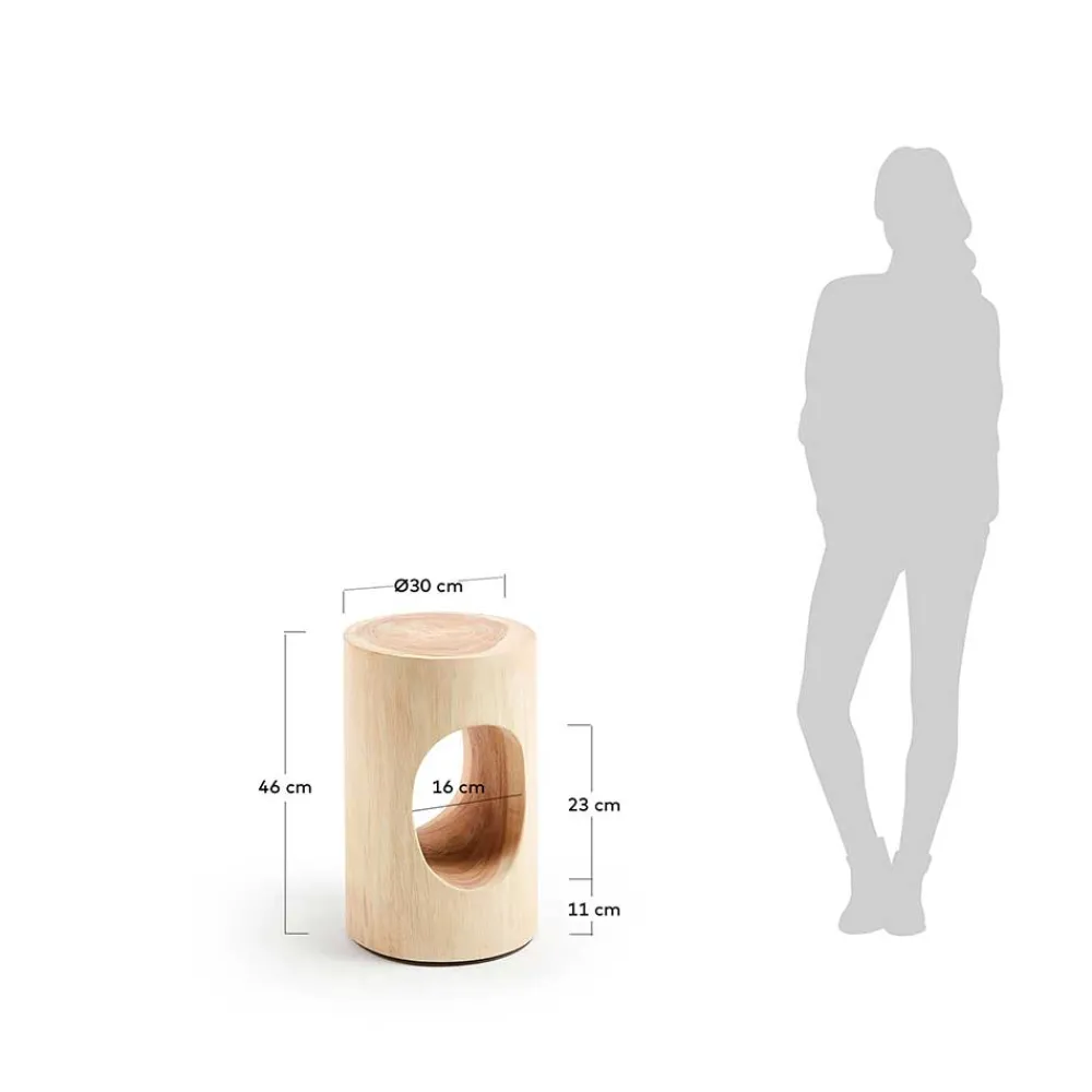 Wohnen Tische<Handgearbeiteter Beistelltisch aus Massivholz - Andrew