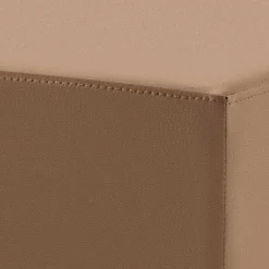 Wohnen Hocker<Hellbrauner Barhocker mit schwarzem Gestell - Dualkos