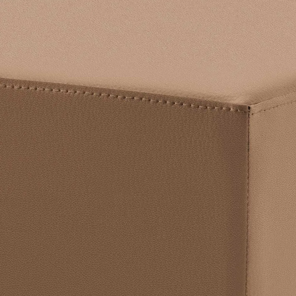 Wohnen Hocker<Hellbrauner Barhocker mit schwarzem Gestell - Dualkos