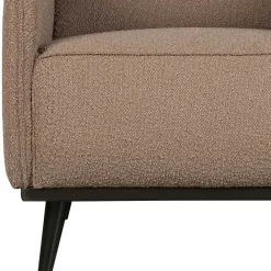 Wohnen Sessel<Hellbrauner Boucle Sessel mit Federkern - Bratannio