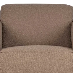 Wohnen Sessel<Hellbrauner Boucle Sessel mit Federkern - Bratannio
