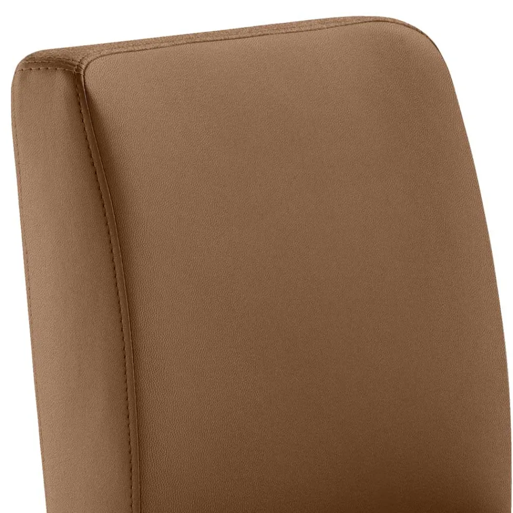 Wohnen Hocker<Hellbrauner Küchenstuhl hoch - 65cm Sitzhöhe - Anzaroty