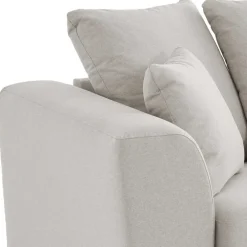 Wohnen Sofas<Helle Wohnzimmercouch mit drei Sitzplätzen - Unventra