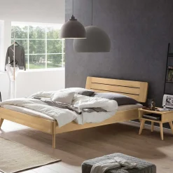 Wohnen Betten<Helles Eichenbett in modernem Design - Voluntary