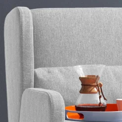 Wohnen Sofas<Hellgraue Funktionscouch mit Schlaffunktion - Laos