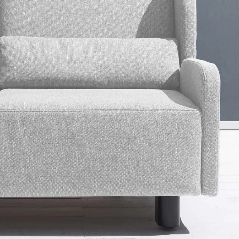 Wohnen Sofas<Hellgraue Funktionscouch mit Schlaffunktion - Laos