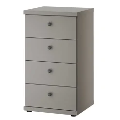 Wohnen Kommoden<Hellgraue Hochkommode 47x86x42 cm - Ridonna