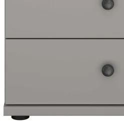 Wohnen Kommoden<Hellgraue Hochkommode 47x86x42 cm - Ridonna