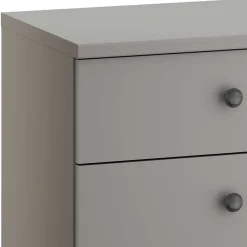 Wohnen Kommoden<Hellgraue Hochkommode 47x86x42 cm - Ridonna