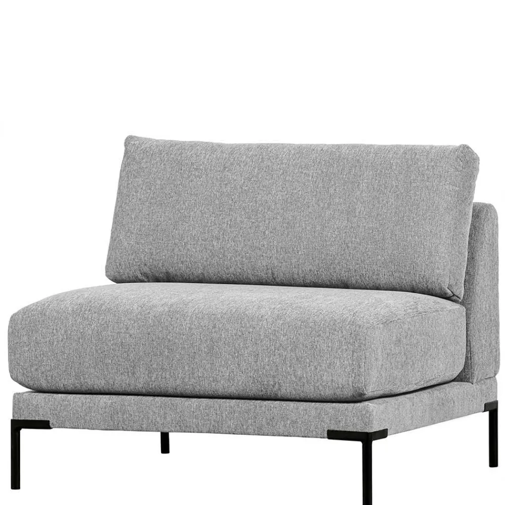 Wohnen Sofas<Hellgraue Wohnlandschaft aus Modulen - Horedion (fünfteilig)