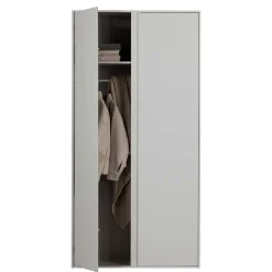 Wohnen Schränke<Hellgrauer Kleiderschrank in modernem Design - Bai