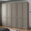 Wohnen Kleiderschränke<Hellgrauer Schlafzimmerschrank 250 cm breit - Ridonna