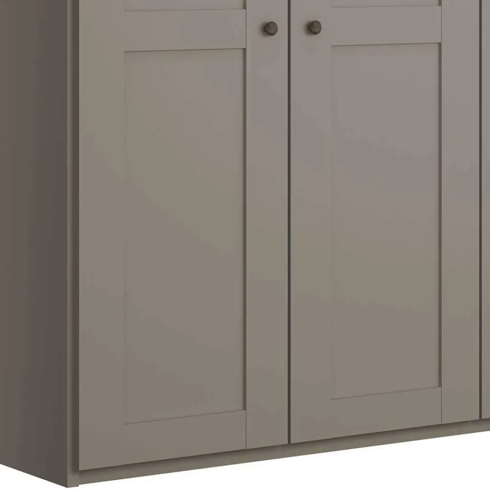 Wohnen Kleiderschränke<Hellgrauer Schlafzimmerschrank 250 cm breit - Ridonna