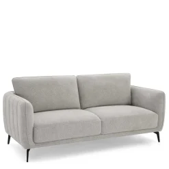 Wohnen Sofas<Hellgraues Sofa mit Taschenfederkern - Havilano