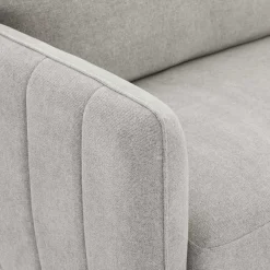Wohnen Sofas<Hellgraues Sofa mit Taschenfederkern - Havilano
