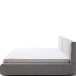 Wohnen Betten<Hellgraues 180x200 Bett inklusive Matratzen - Atlona