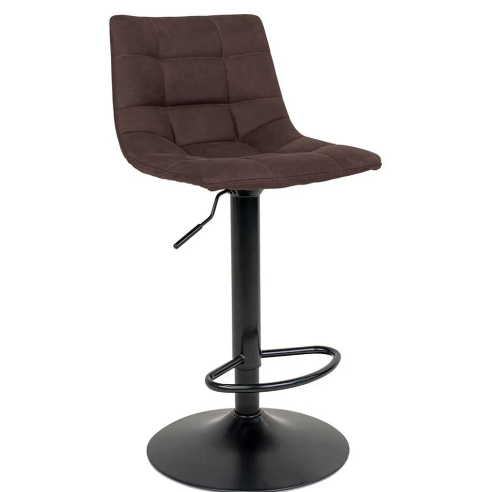 Wohnen Hocker<Höhenverstellbare Barstühle in Braun - Masicuri (2er Set)