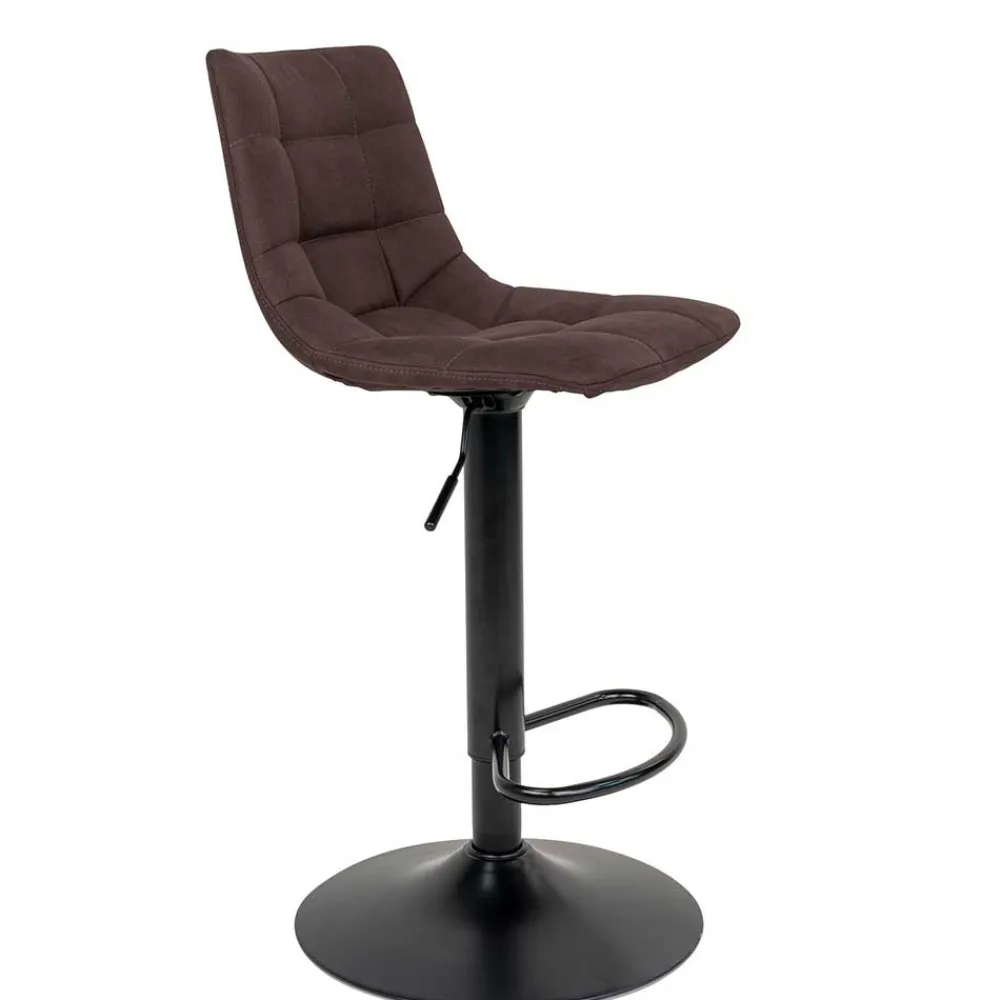 Wohnen Hocker<Höhenverstellbare Barstühle in Braun - Masicuri (2er Set)