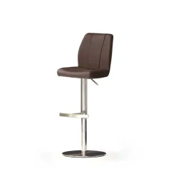 Wohnen Hocker<Höhenverstellbarer Barhocker Loavio in Braun