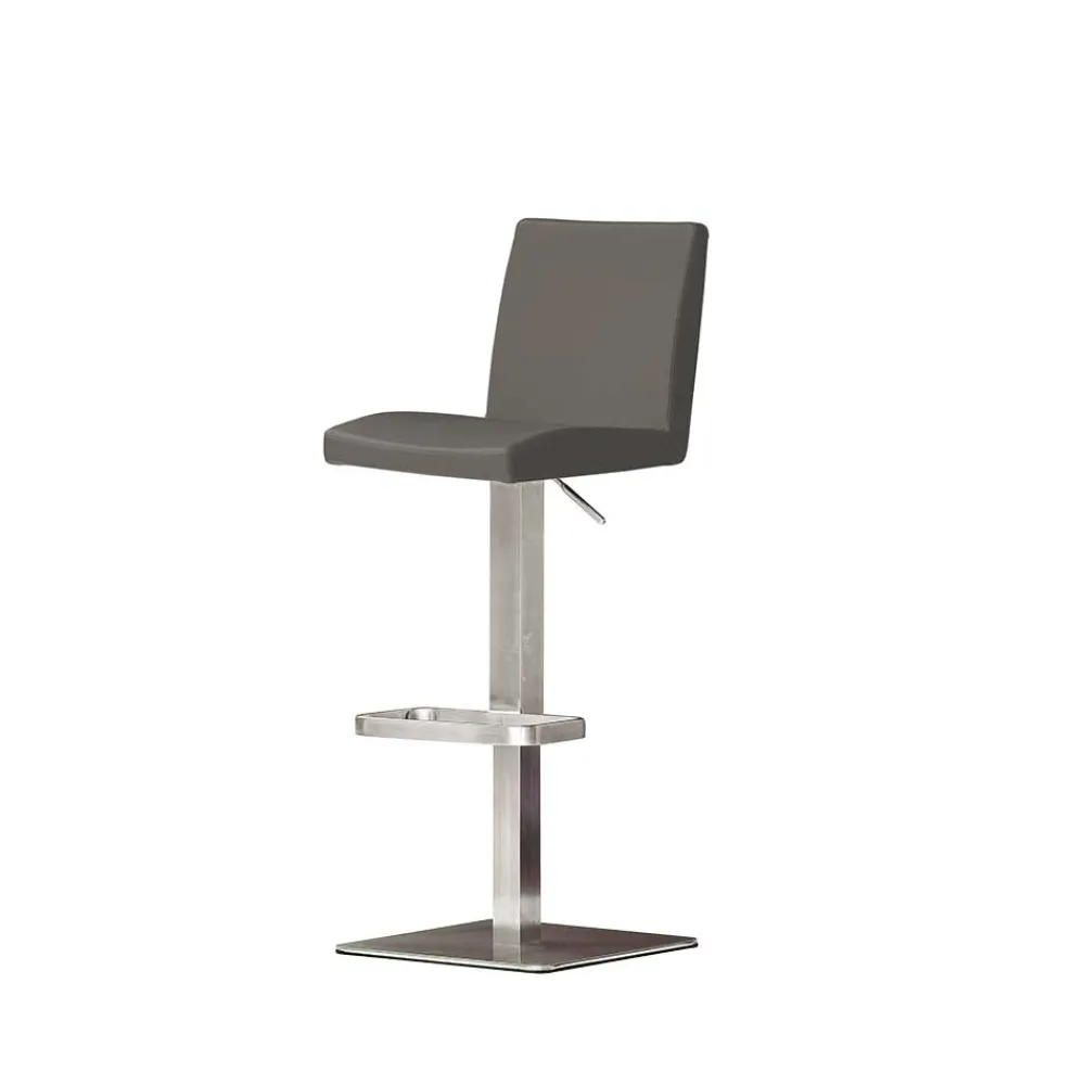Wohnen Hocker<Höhenverstellbarer Barhocker Thora in Grau