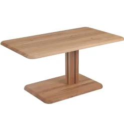 Wohnen Tische<Höhenverstellbarer Couchtisch aus Wildeiche Bianco - Cary